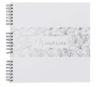 Exacompta - Réf. 16792E - Album photos à spirales TITANE - 60 pages noires - 360 photos - format 32 x 32 cm - couverture en papier pelliculé soft touch - Titane Coco