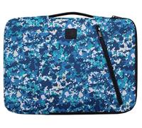 Exacompta - Réf. 17355E - 1 Housse ordinateur compatible avec PC de 15-16 pouces - poignée rétractable - petite poche à l'avant - fermeture zippée sur 2 côtés - en tissu recyclé - Veggie