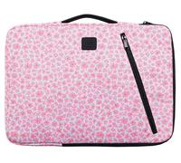 Exacompta - Réf. 17356E - 1 Housse ordinateur compatible avec PC de 15-16 pouces - poignée rétractable - petite poche à l'avant - fermeture zippée sur 2 côtés - en tissu recyclé - Liberty