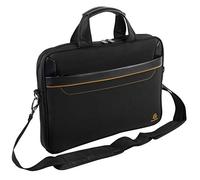 Exacompta - Réf. 17434E - Sacoche ordinateur Exactive 2 poches pour transport d'un PC taille maxi 15 pouces et d'une poche pour documents coloris noir - dimensions 30,5 x 42 x 5 cm