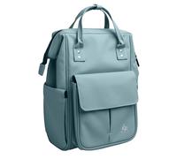 Exacompta - Réf. 17533E - Sac à dos ordinateur Exactive - PU bleu givré - deux poches latérales à l'extérieur - une poche zippée - poche matelassée à l'intérieur pour PC jusqu'à 15" - passant au dos