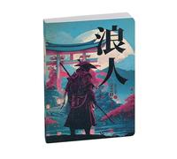 Exacompta - Réf. 1804157E - 1 Agenda Forum Samouraï Ronin 12 x 17 cm Journalier Août 2025 à Juillet 2026 - Visuel ROnin