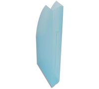 Exacompta - Réf. 18083D - Porte-revues/Range-revues THE MAGAZINE - Dimensions 29,2 x 11 x 32 cm - Pour documents formats A4-A4+, catalogues, magazines - Coloris turquoise translucide
