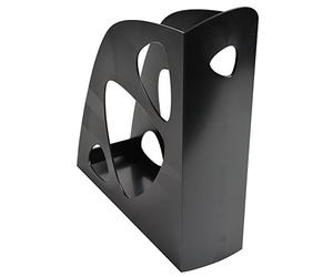 Exacompta - Réf. 181014D - Lot de 10 porte revues ECOMAG - Dimensions 24,8 x 7,7 x 25,7 cm - Certifié Ange Bleu - Classeurs à revues pour documents au format A4 et A4 maxi - Couleur Noir