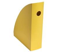 Exacompta - Réf. 18208D - Lot de 6 Porte-revues MAG-CUBE BeeBlue, classeurs à revues, rangement pour documents, catalogues, magazines largeur 8,2 cm - Pour formats A4 et A4 maxi - Couleur safran