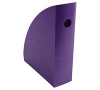 Exacompta - Réf. 18220D - Lot de 6 Porte revues MAG CUBE - Dimensions 26,6 x 8,2 x 30,5 cm - Pour documents au format A4 et A4 maxi - Garantie 25 ans - Couleur Violet Opaque