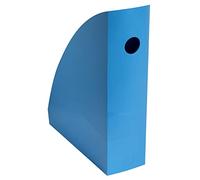 Exacompta - Réf. 18283D - Lot de 6 Porte-revues MAG-CUBE BeeBlue, classeurs à revues, rangement pour documents, catalogues, magazines largeur 8,2 cm - Pour formats A4 et A4 maxi - Couleur turquoise