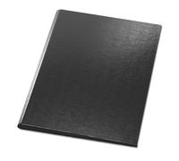 Exacompta - Réf. 18291E - Carton de 10 porte-blocs à pince avec rabat- Support pour stylo - Pochette plastique en angle - Dimensions : 23 x 32 cm pour document format A4 - Noir