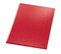 Exacompta - Réf. 18295E - Carton de 10 porte-blocs à pince avec rabat - Support pour stylo - Pochette plastique en angle - Dimensions : 23 x 32 cm pour document format A4 - Rouge