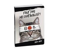 Agenda Scolaire 2021-2022 - 17x12 Cm - Multilingue - Chat