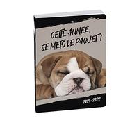 Agenda Scolaire 2021-2022 - 17x12 Cm - Multilingue - Chien