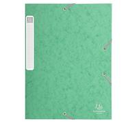 Exacompta - Réf. 18503H - 25 boites de classement avec élastiques CARTOBOX - livrées à plat - dos de 2,5 cm - carte lustrée 5/10ème - 400g/m²- dimensions 25x33cm -format à classer A4 - coloris vert