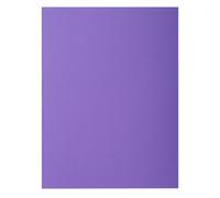 Exacompta - Réf. 216008E - Carton de 5 paquets de 50 chemises rigides avec 2 rabats ROCK''S 210 g/m² - couleurs vives - chemises certifiées PEFC™ - dim 24 x 32 cm pour format A4 - couleur violine