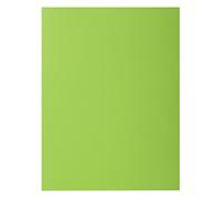 Exacompta - Réf. 216013E - Paquet de 50 chemises rigides avec 2 rabats ROCK''S 210 g/m² - couleurs vives - chemises certifiées PEFC™ - dimensions 24 x 32 cm pour documents format A4 - couleur vert