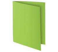 Exacompta - Réf. 217113E - Carton de 10 paquets de 10 chemises rigides ROCK''S 210 g/m2 aux couleurs vives - chemises certifiées PEFC™ - dimensions 24 x 32 cm pour format A4 - couleur vert