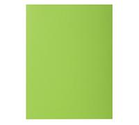 Exacompta - Paquet de 10 chemises rigides ROCK'S 210 g/m² 24x32 cm A4 Vert - PEFC