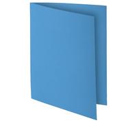Exacompta - Réf. 217119E - Carton de 10 paquets de 10 chemises rigides ROCK''S 210 g/m2 aux couleurs vives - chemises certifiées PEFC™ - dimensions 24 x 32 cm pour format A4 - couleur Bleu