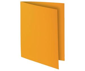 Exacompta - Réf. 217126E - Carton de 100 chemises rigides ROCK''S 210 g/m2 aux couleurs vives - chemises certifiées PEFC™ - dimensions 24 x 32 cm pour format A4 - couleur ocre