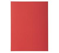 Exacompta - Réf. 218012E - Paquet de 50 chemises rigides avec 1 rabat ROCK''S 210 g/m² - couleurs vives - chemises certifiées PEFC™ - dimensions 24 x 32 cm pour documents format A4 - couleur rouge