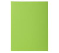 Exacompta - Réf. 218013E - Paquet de 50 chemises rigides avec 1 rabat ROCK''S 210 g/m² - couleurs vives - chemises certifiées PEFC™ - dimensions 24 x 32 cm pour documents format A4 - couleur vert