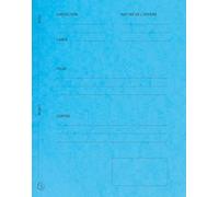 Exacompta - Réf. 220102E - Carton de 5 paquets de 25 dossiers de plaidoirie "Pour/Contre" - en carte lustrée - dimensions 25 x 32 cm pour documents au format A4 - couleur turquoise