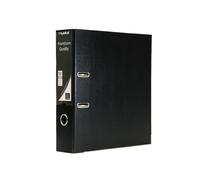 Exacompta - Réf 222/2000Z - Guildhall - Classeur à levier A4, dos 70 mm, anneaux de 75 mm, capacité de 650 feuilles, 2 anneaux, porte-étiquette sur le dos, trou de doigt pour une récupération facile -