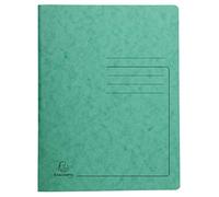 Exacompta - Réf. 240223E - 1 chemise de classement à ressort en carte lustrée 355 g/m² - couverture imprimée - chemise certifiée FSC® - dimensions 24 x 32 cm pour documents format A4 - couleur vert