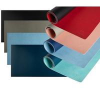 Sous-main souple PU Bicolore 43x90cm - Couleurs assorties