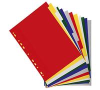 Exacompta Intercalaires Polypropylène Souple 12x100e 12 Positions A4 Coloré