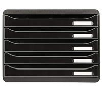 Exacompta 308714D unité de tiroir de bureau Noir