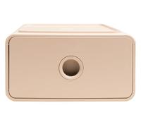 Exacompta - Réf. 315431D - 1 Module de classement Tiny Box 1 tiroir Skandi superposable - Dimensions extérieures : Profondeur 19 x largeur 26,5 x Hauteur 10 cm - Nude
