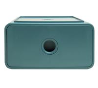 Exacompta - Réf. 315434D - 1 Module de classement Tiny Box 1 tiroir Skandi superposable - Dimensions extérieures : Profondeur 19 x largeur 26,5 x Hauteur 10 cm - Bleu pacifique