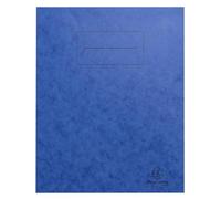 Exacompta - Réf. 32122E - Paquet de 10 protège-cahiers 17x22 cm en carte lustrée véritable, avec champ d'inscription - Idéal pour l'école, collège, universités - Coloris bleu