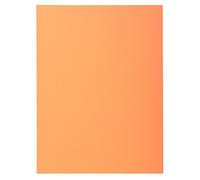 Exacompta - Réf. 330002E - Carton de 5 paquets de 100 chemises rigides SUPER 210 g/m2 aux couleurs pastel - chemises certifiées PEFC™ - dimensions 24 x 32cm pour format A4 - couleur bulle