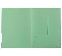 Exacompta - Réf. 335004E - Carton de 250 chemises rigides imprimées avec 2 rabats SUPER 210 g/m² - couleurs pastel - chemises certifiées PEFC™- dim 24 x 32 cm pour format A4 - vert clair