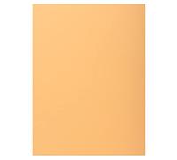 Exacompta - Réf. 339002E - Carton de 5 paquets de 50 chemises rigides avec 1 rabat SUPER 210 g/m² - couleurs pastel - chemises certifiées PEFC™- dim 24 x 32 cm pour format A4 - couleur bulle