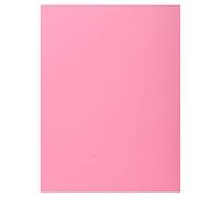 Exacompta - Réf. 339003E - Carton de 5 paquets de 50 chemises rigides avec 1 rabat SUPER 210 g/m² - couleurs pastel - chemises certifiées PEFC™- dim 24 x 32 cm pour format A4 - couleur rose