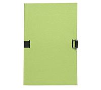 Exacompta - Réf. 38000H - Carton de 10 chemisse à dos extensible en papier recyclé Forever - dos extensible jusqu'à 13 cm - fermeture par sangle - dim 24x32 cm - pour format A4 - couleurs assorties