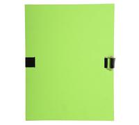 Exacompta - Réf. 38003H - Carton de 10 chemises à dos extensible en papier recyclé Forever - dos extensible jusqu'à 13 cm - fermeture par sangle - dimensions 24 x 32 cm - pour format A4 - vert clair