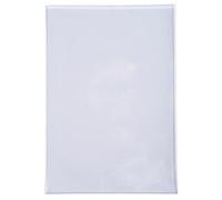 Exacompta - Réf. 389205E - Carton de 50 étuis de protection simples 2 faces pour protéger les documents au format 24x32 cm - En PVC lisse Haute qualité - Usage intensif - Cristal