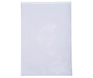 Exacompta - Réf. 389205E - Carton de 50 étuis de protection simples 2 faces pour protéger les documents au format 24x32 cm - En PVC lisse Haute qualité - Usage intensif - Cristal