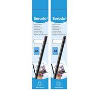 Exacompta - Réf. 397082E - Boîte de 25 baguettes à relier Serodo 3 mm - permet de relier 30 feuilles de 80g - s'utilisent avec ou sans plats de couverture ou chemise de présentation - couleur ivoire