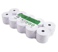 Exacompta - Réf. 40592E - Lot de 10 bobines pour machine à calculer et caisse - largeur 57 mm x diamètre 70 mm - mandrin 12 mm - 1 pli offset extra-blanc 60g/m² - Métrage (+ ou - 2m) : 40 m