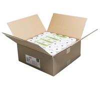 Exacompta - Réf. 40867E - Carton de 50 bobines pour tickets de caisse 80x73mm - 70m - 1 pli thermique 55g/m2 sans Phenol - Blanc
