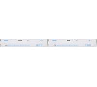 Exacompta - Réf. 40915E - Boîte de 10 bobines pour tickets de carte bancaire - largeur 57 mm x diamètre 46 mm - mandrin 12 mm - 1 pli thermique 55g/m² sans BpA - Métrage (+ ou - 2m) : 24 m - Blanc