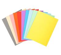 Exacompta - Réf. 410000E - Carton de 5 paquets de 100 chemises rigides Forever® 220 g/m2 - chemises 100% recyclées et certifiées Ange Bleu - dimensions 24 x 32 cm pour format A4 - couleurs assorties