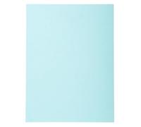 Exacompta - Réf. 410006E - Carton de 5 paquets de 100 chemises rigides Forever® 220 g/m2 - chemises 100% recyclées et certifiées Ange Bleu - dimensions 24 x 32 cm pour format A4 - couleur bleu clair