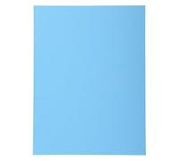 Exacompta - Réf. 410010E - Paquet de 100 chemises rigides Forever® 220 g/m2 - chemises 100% recyclées et certifiées Ange Bleu - dimensions 24 x 32 cm pour format A4 - couleur bleu vif