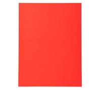 Exacompta - Réf. 410012E - Carton de 5 paquets de 100 chemises rigides Forever® 220 g/m2 - chemises 100% recyclées et certifiées Ange Bleu - dimensions 24 x 32 cm pour format A4 - couleur rouge
