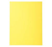Exacompta - Réf. 420005E - Paquet de 100 chemises semi-rigides Forever® 170 g/m2 - chemises 100% recyclées et certifiées Ange Bleu - dimensions 24 x 32 cm pour format A4 - couleur jaune